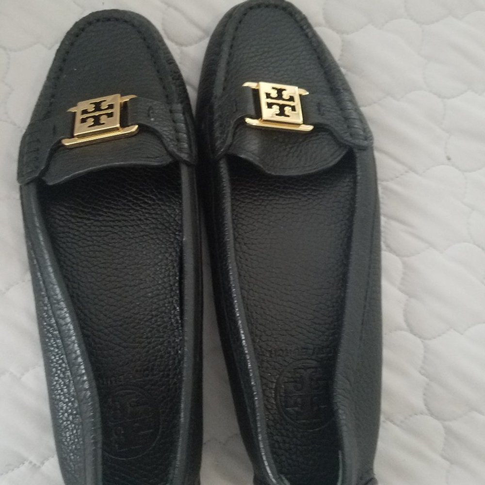 Brand New Tory Burch Black Loafers